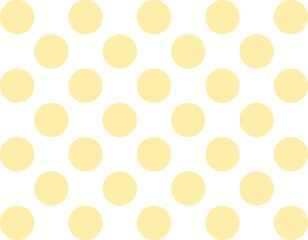 大きめドットの背景素材　水玉模様のイラスト素材