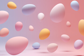 Design for cosmetics or product stand, Easter advertising sale