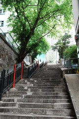 stairs in the street