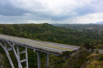 Cuban Bridge in the near of Varadero Cuba 2019.