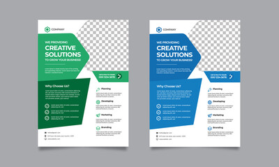 Creative New Corporate Business Flyer Template . 