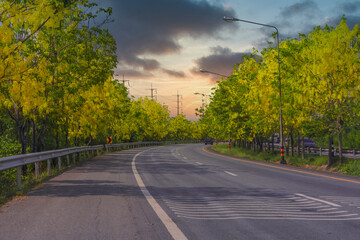 high angle view of expressway road