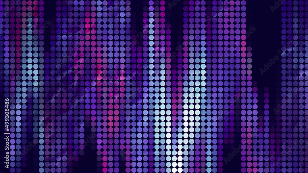 Poster abstract music equalizer background loop animation. motion. music or sound wave pixelated background