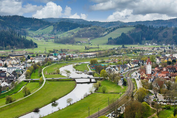 Fototapeta na wymiar Stadt Gengenbach an der Kinzig im Ortenaukreis (Schwarzwald)