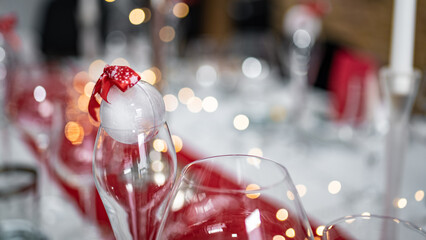 Table bien dressée