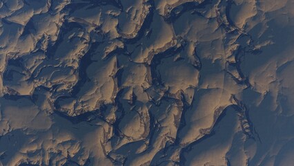 abstract aerial view, abstract cosmic texture