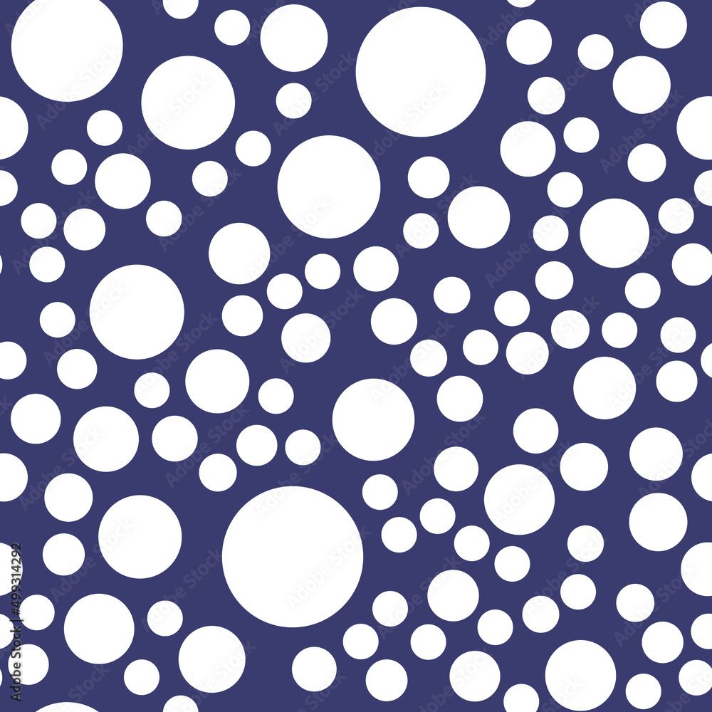 Poster simply seamless geometric pattern with circles. abstract background texture.