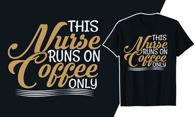 Coffee t shirt and coffee typography t shirt