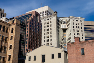 Office Buildings and Skyscrapers in Downtown Providence Rhode Island