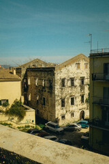 Fototapeta na wymiar Corfu City Old Town
