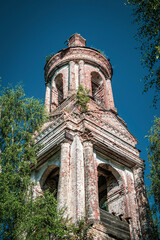 the destroyed Orthodox church