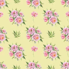  seamless pattern with flowers © MariiaMart