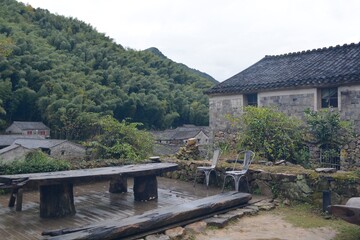 Fototapeta premium town in the mountains