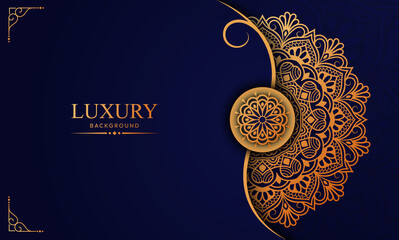 Creative luxury mandala background design