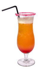 Cocktail isolated on white background