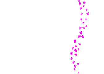 St Valentine Sale Glitter. Beautiful Banner For Birthday. Luxury Frame. Rose Art Decoration. Romantic Illustration For Celebration. Red Random Border. Pink St Valentine Sale Glitter.