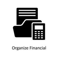 Organize Financial Vector Solid icons for your digital or print projects.