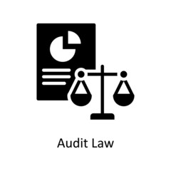 Audit Law Vector Solid icons for your digital or print projects.