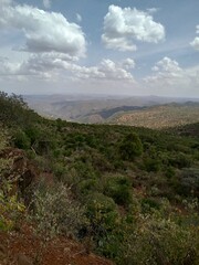 landscape with clouds