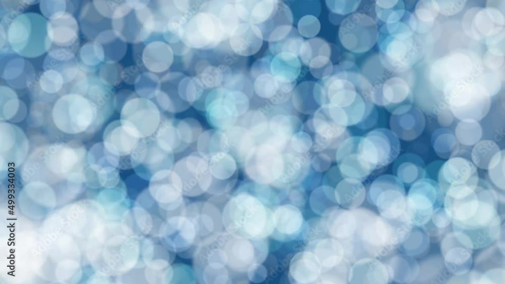 Poster blurred circle bokeh flying slow up animation backgrounds.