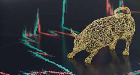 Bitcoin Cryptocurrency Coin Bull Market	
