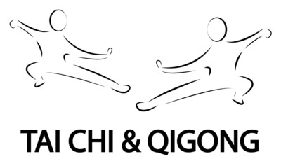 World Tai Chi and Qigong Day, vector art illustration.