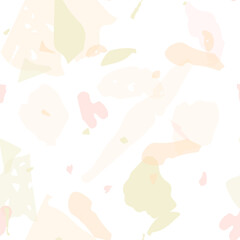 Terrazzo seamless pattern. Pastel  venetian