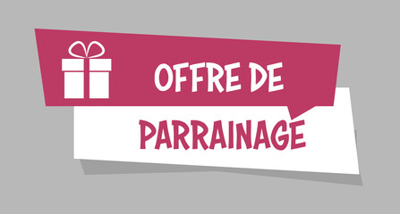 Logo offre de parrainage.