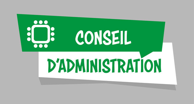 Logo conseil d'administration.