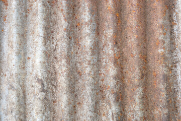 old zinc background rusted causing decay