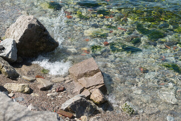 rocks in the water