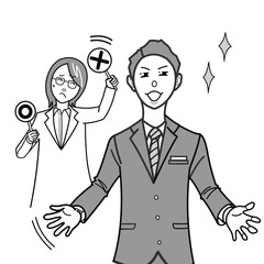 スピーチの方法、判定