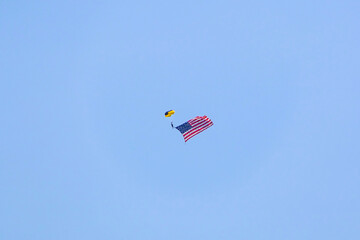 hang glider in the sky