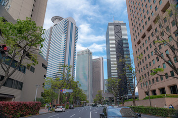 東京都新宿区西新宿の都市景観
