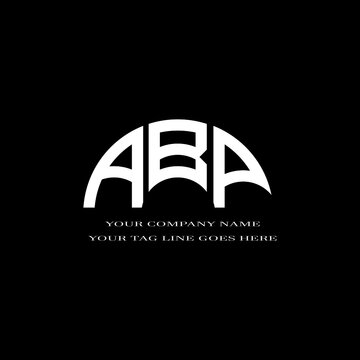 ABP letter logo creative design with vector graphic