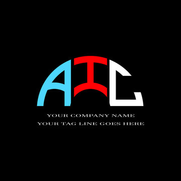 AIC letter logo creative  design with vector graphic