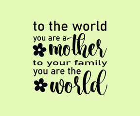 Mother's day t-shirt design