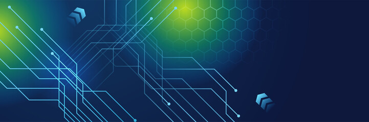 Fototapeta premium Abstract dark blue technology particles mesh background. Vector abstract graphic design banner pattern background web template.