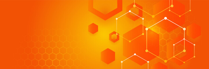 Modern minimal orange futuristic technology science background design . Abstract orange banner vector illustration. Yellow orange vector abstract graphic design. Banner Pattern background template.