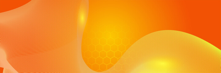 Modern minimal orange futuristic technology science background design . Abstract orange banner vector illustration. Yellow orange vector abstract graphic design. Banner Pattern background template.