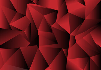 Abstract polygon triangle 3d on background.