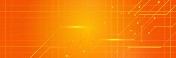 Modern minimal orange futuristic technology science background design . Abstract orange banner vector illustration. Yellow orange vector abstract graphic design. Banner Pattern background template.