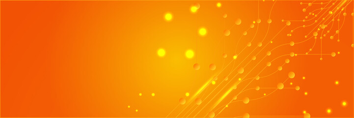 Modern minimal orange futuristic technology science background design . Abstract orange banner vector illustration. Yellow orange vector abstract graphic design. Banner Pattern background template.