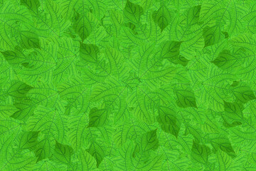 Leaves background. Seamless leaves pattern