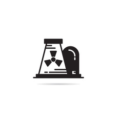 nuclear power plant icon vector illustration