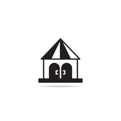 home building icon vector illustration