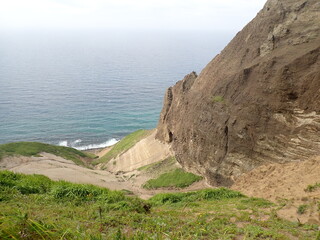 Cape tour course in Rebun island, Hokkaido, Japan