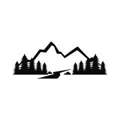 Obraz premium mountain vector