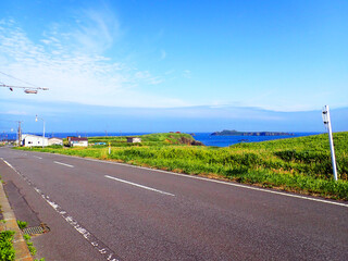 Fototapeta premium Sutokon area in Rebun island, Hokkaido, Japan