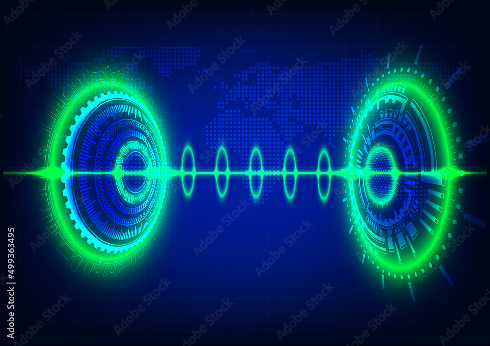 Aufkleber graphics design circle cog glow concept hitech technology network connection future futurist connect